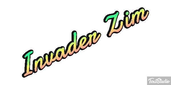 Invader Zim テキスト効果