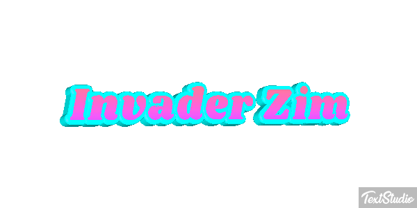 Invader Zim テキスト効果