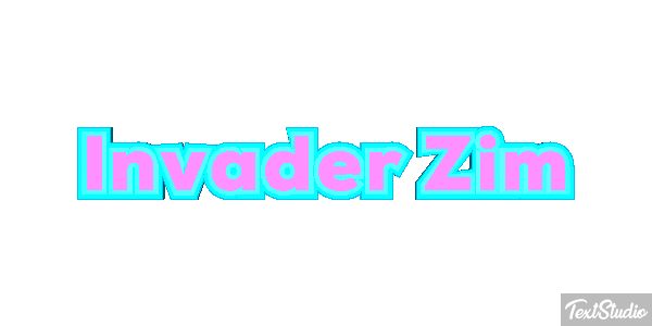 Invader Zim テキスト効果