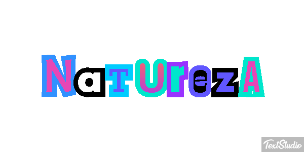 Natureza Tekst effect
