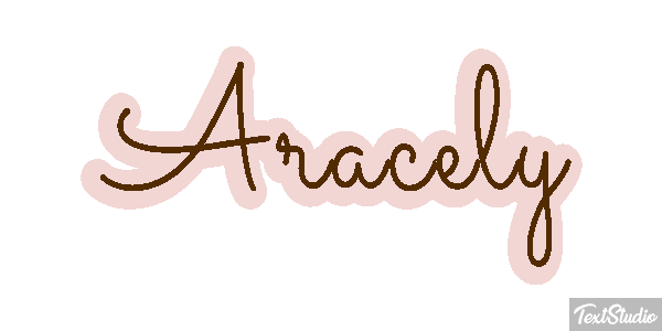 Aracely Текстовый эффект
