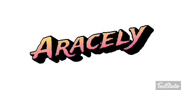 Aracely Текстовый эффект