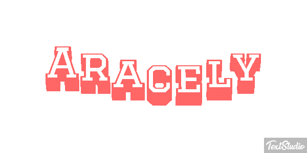 Aracely Текстовый эффект