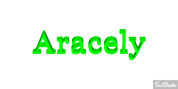 Aracely Текстовый эффект