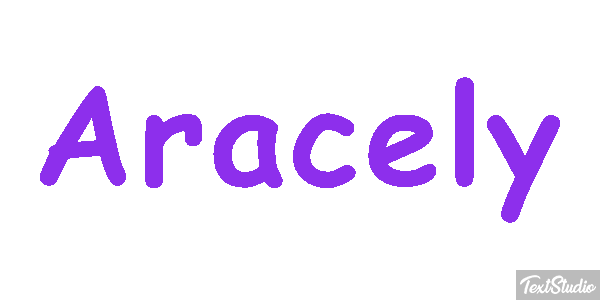 Aracely Текстовый эффект