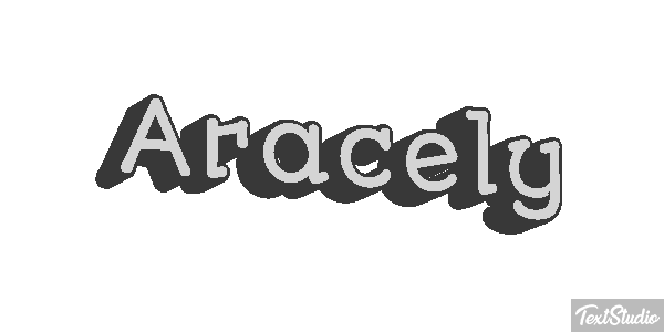 Aracely Текстовый эффект