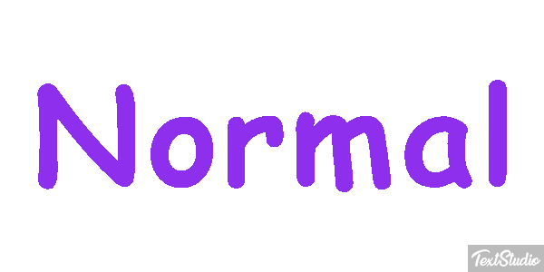 Normal Efekt tekstowy