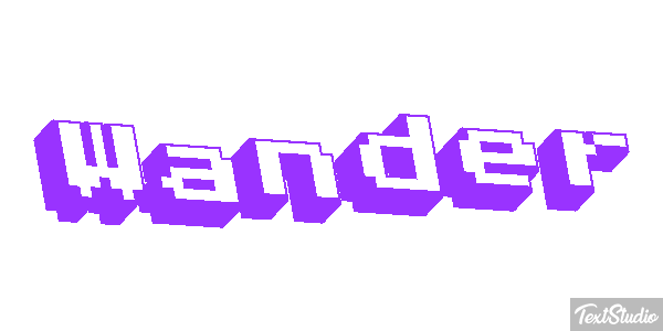 Wander Efecto de texto