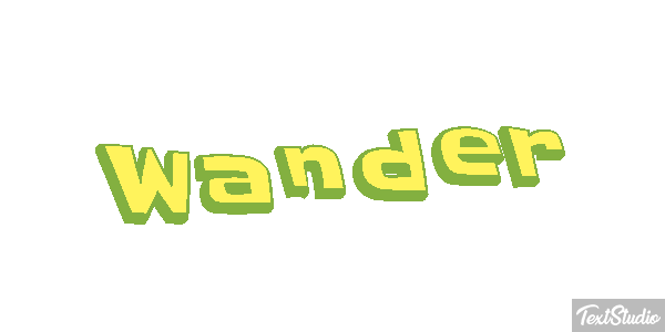 Wander Efecto de texto