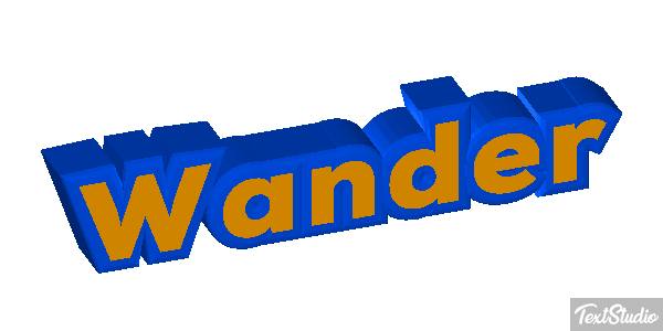 Wander Efecto de texto