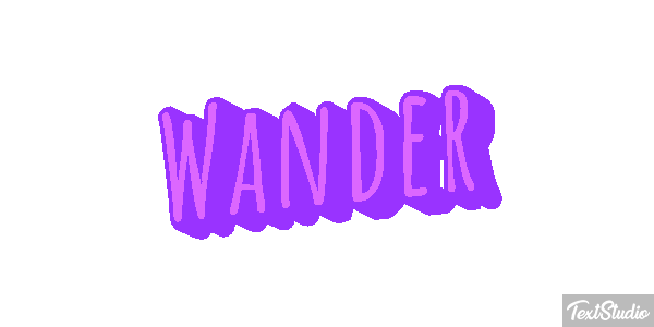 Wander Efecto de texto