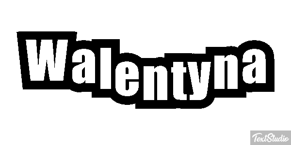 Walentyna Effetto testo