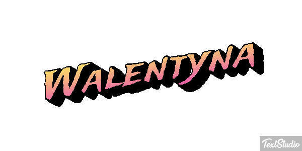Walentyna Effetto testo