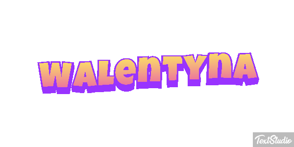 Walentyna Effetto testo