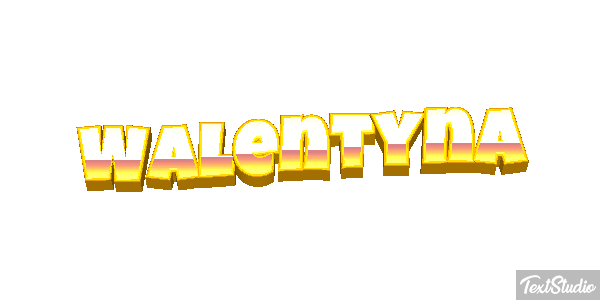 Walentyna Effetto testo