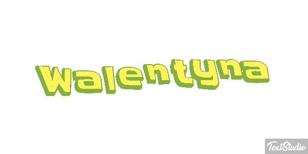 Walentyna Effetto testo
