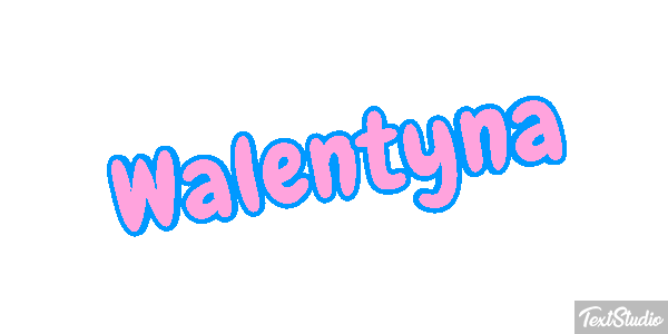 Walentyna Effetto testo