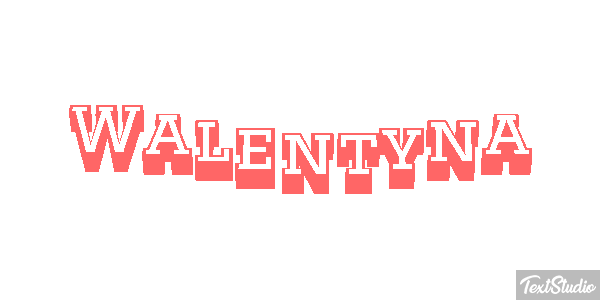 Walentyna Effetto testo