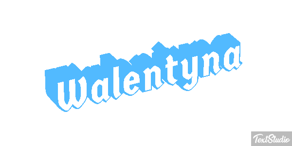 Walentyna Effetto testo