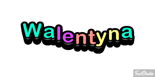 Walentyna Effetto testo