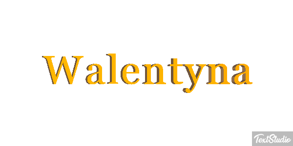 Walentyna Effetto testo