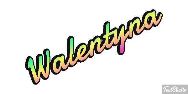 Walentyna Effetto testo