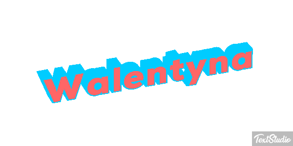 Walentyna Effetto testo