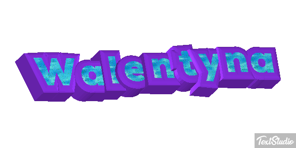 Walentyna Effetto testo