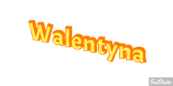 Walentyna Effetto testo