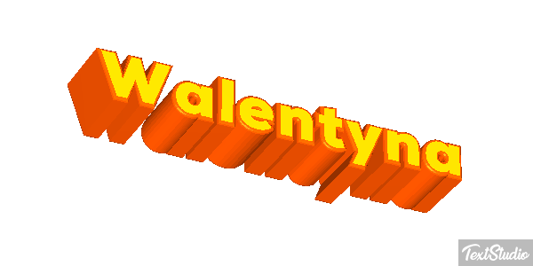 Walentyna Effetto testo