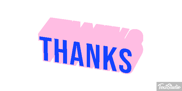 Thanks Efekt tekstowy