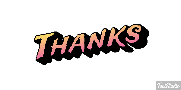 Thanks Efekt tekstowy