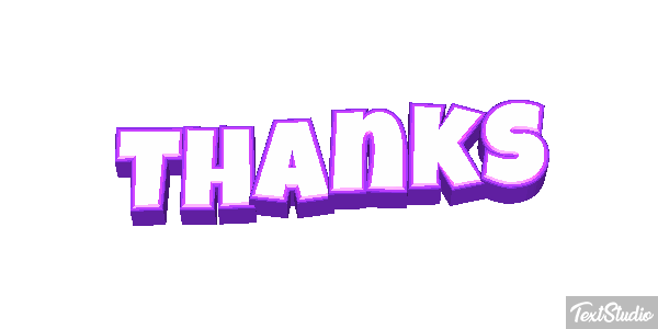 Thanks Efekt tekstowy