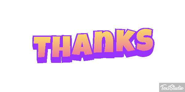 Thanks Efekt tekstowy