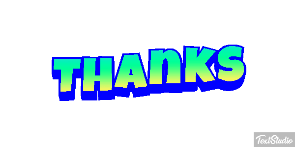 Thanks Efekt tekstowy