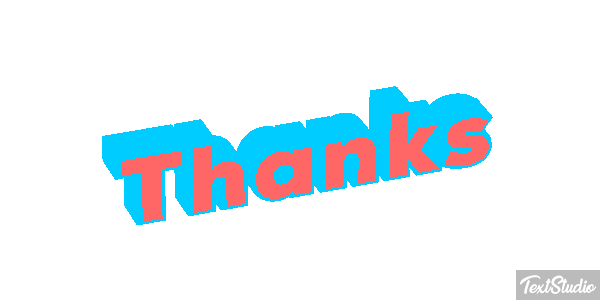 Thanks Efekt tekstowy