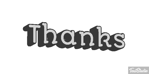 Thanks Efekt tekstowy