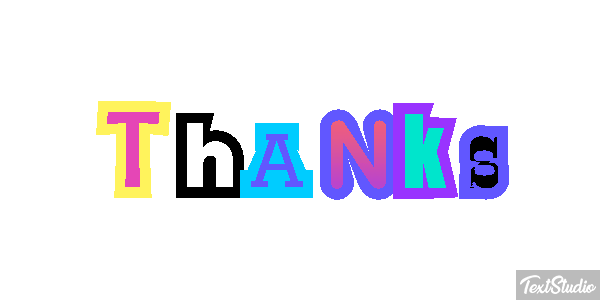 Thanks Efekt tekstowy