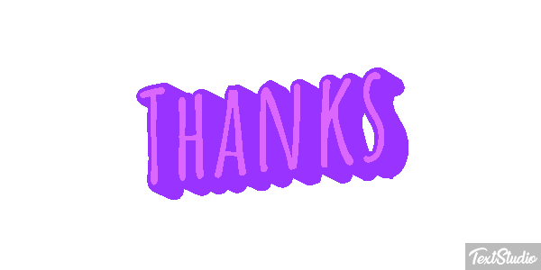 Thanks Efekt tekstowy