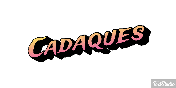 Cadaqués テキスト効果