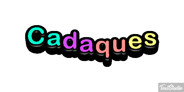 Cadaqués テキスト効果