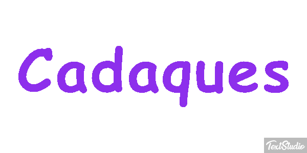 Cadaqués テキスト効果
