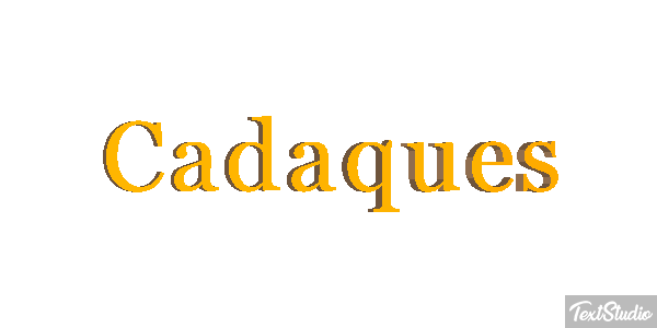 Cadaqués テキスト効果