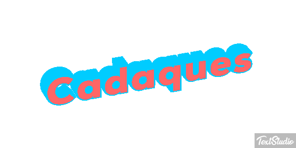 Cadaqués テキスト効果