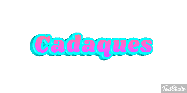 Cadaqués テキスト効果