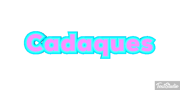 Cadaqués テキスト効果