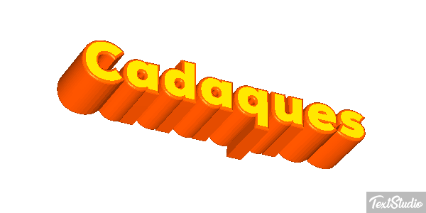 Cadaqués テキスト効果