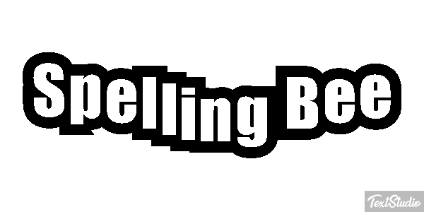 Spelling Bee Efeito do texto