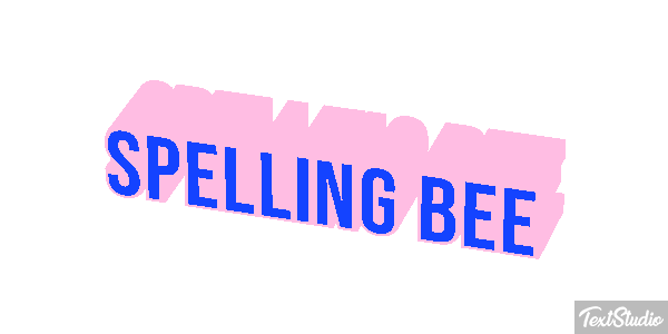 Spelling Bee Efeito do texto