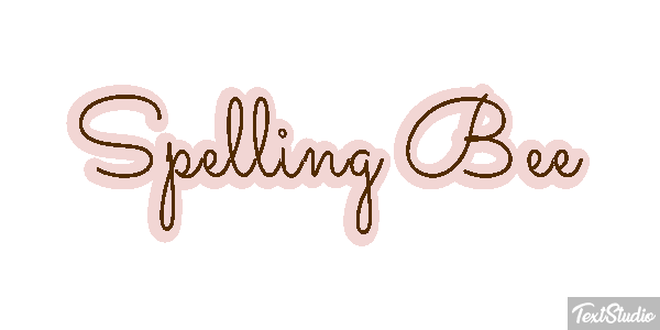 Spelling Bee Efeito do texto